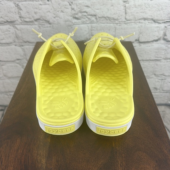 JOYBEES Weekend Mule 8-8.5 Yellow Iris/White LIKE NEW! - Picture 6 of 8